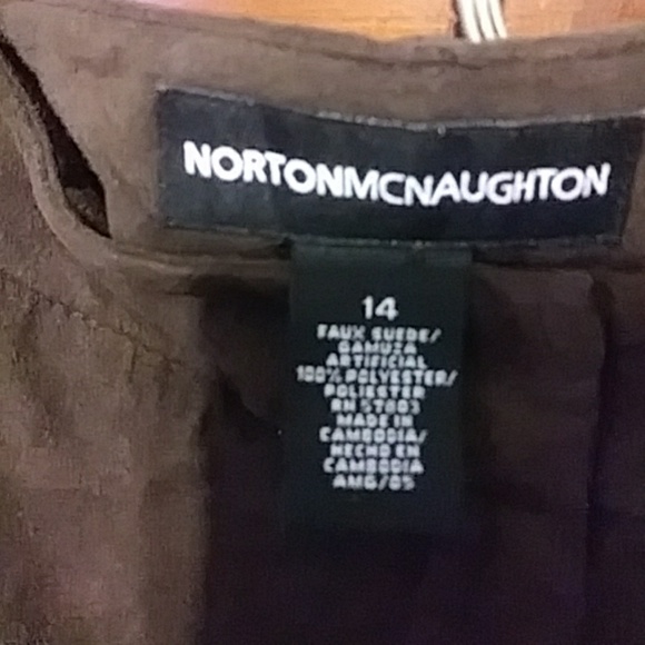 Final Sale*Awesome Faux Suede pants size 14.. - Picture 4 of 5